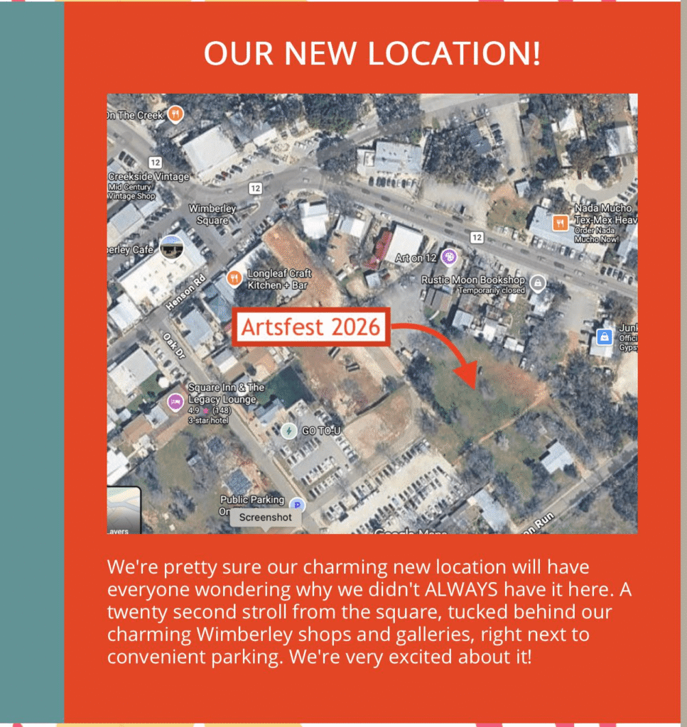 Arts Fest Location 2026