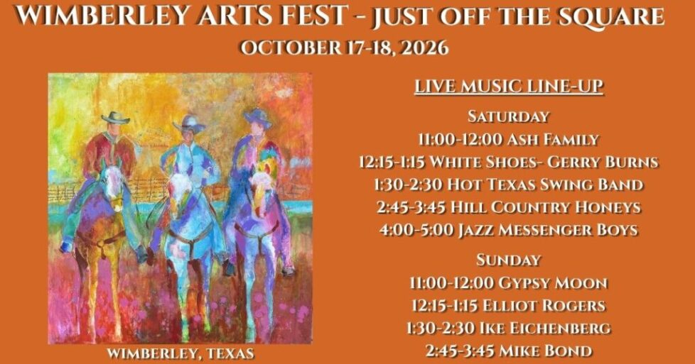 WIMBERLEY ARTS FEST 2026 MUSIC WIMBERLEY ARTS